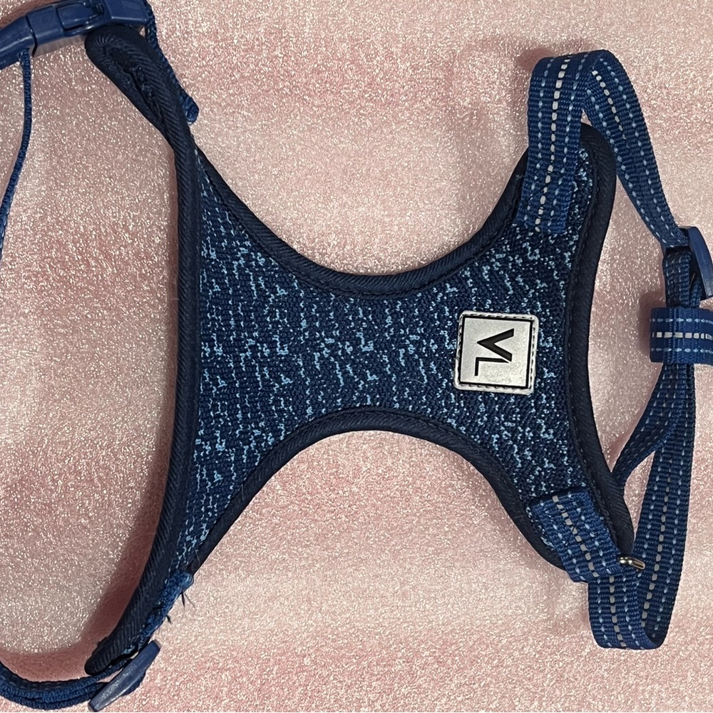 Stylish Blue Dog Harness